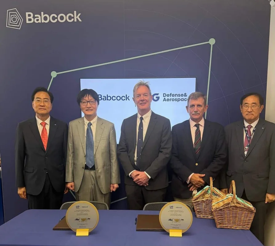 LIG D&A dan Babcock Perkuat Kemitraan untuk Kembangkan Solusi Pertahanan Maritim